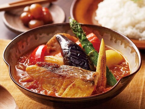 白身魚とたっぷりお野菜のスープカレー